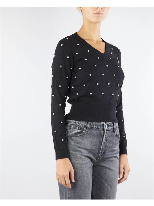 Crop sweater with diamond No Secrets NO SECRETS | Sweater | NS02899